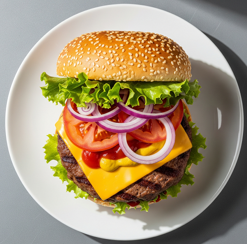 1/2 Cheese Burger 