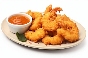 Battered Tiger Prawns (5) 